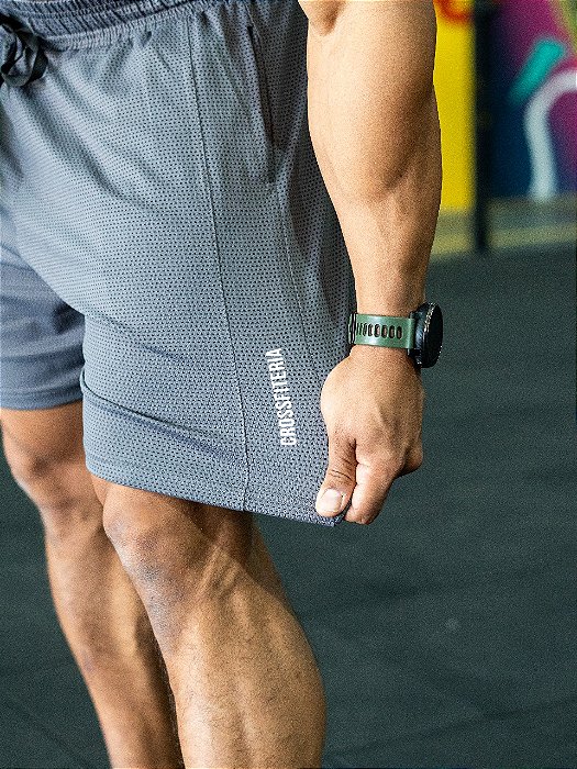 Bermuda Crossfiteria Cinza
