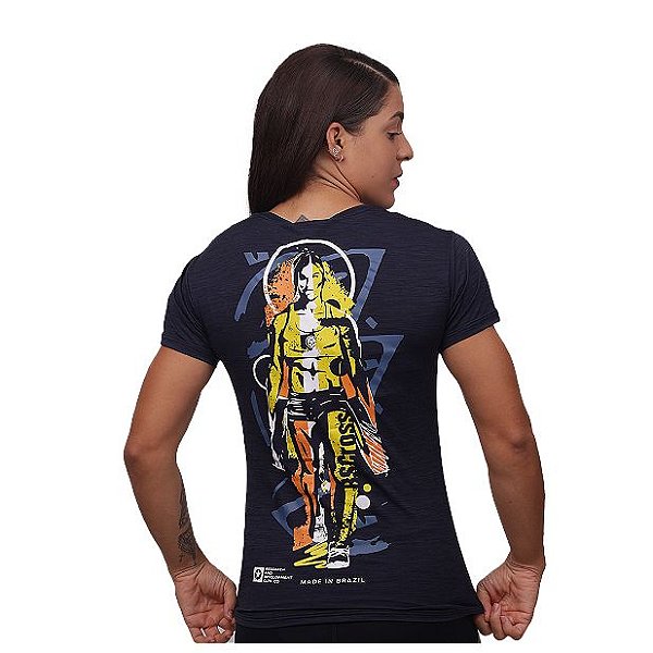 Babylook BS Cross Movimentos - Marinho