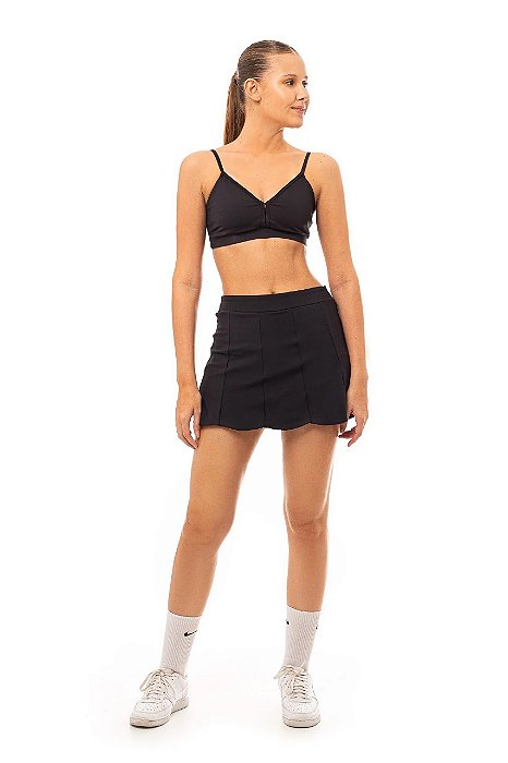 Shorts Saia Offop - Camadas Preto