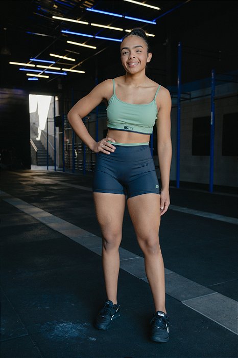 Shorts Bs Cross s/ Costura - Preto