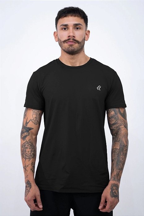 Camiseta Lurk Dry - Preta/Prata
