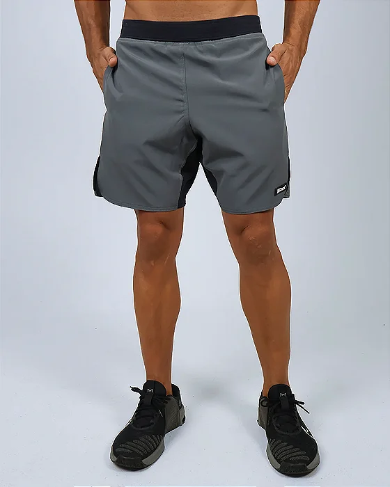 Bermuda BS Cross Cos Estreito - Cinza