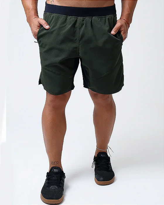 Bermuda BS Cross Ziper - Verde Escuro