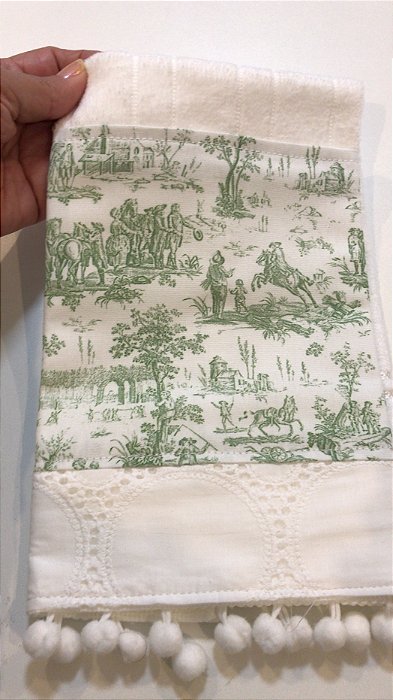 Toalha de mão/lavabo branca