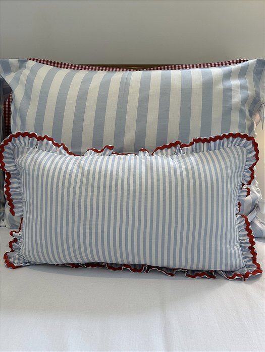 Almofadinha com babados Froufrous