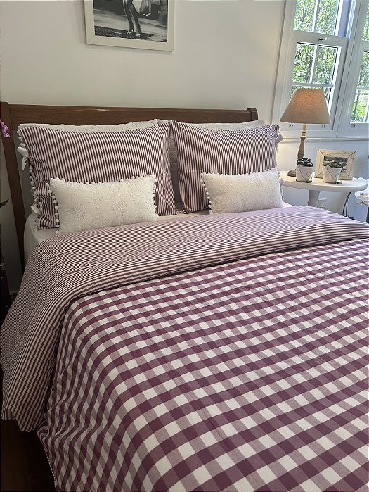 Conjunto Duvet Uva (capa de edredom) 100% algodão