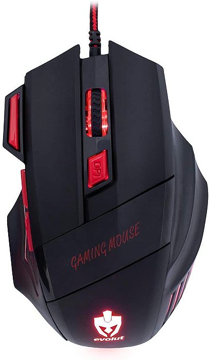 MOUSE ÓPTICO EVOLUT GAMER EG-101 1600DPI LED