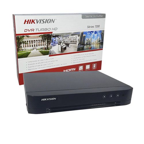 Gravador Digital Dvr 1080p Lite 4ch (com Hdd 1tb) Ds-7204hqhi-f1/n Hikvision