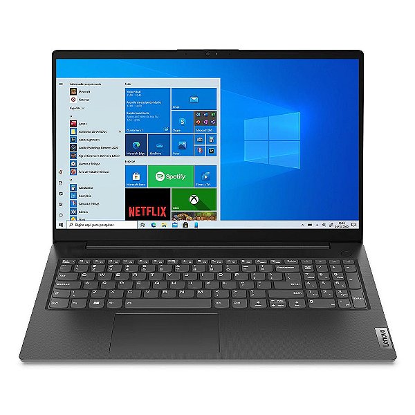 Notebook Lenovo V15 Intel i5 8GB 256 SSD - 82ME0000BR