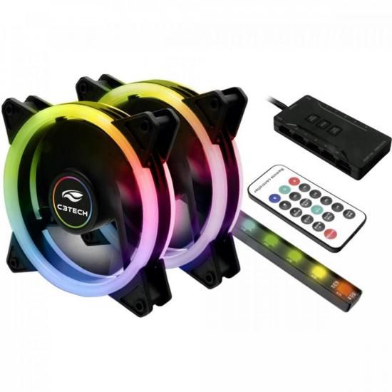 Kit Cooler Fan F7-L600RGB C3TECH
