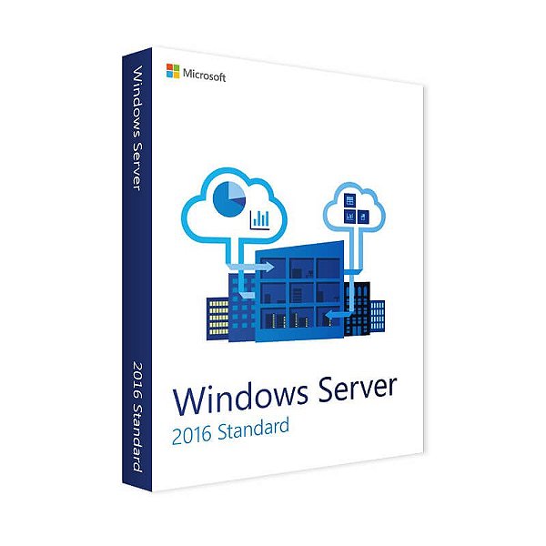 Licença Microsoft Windows Server 2016 STANDARD 16 CORE