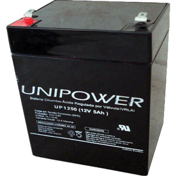 Bateria 12v 5,0ah Selada F187 Up1250 Ot Unipower