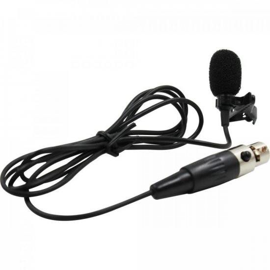 Microfone de Lapela Para Sistema Sem Fio ML100SF Preto LESON