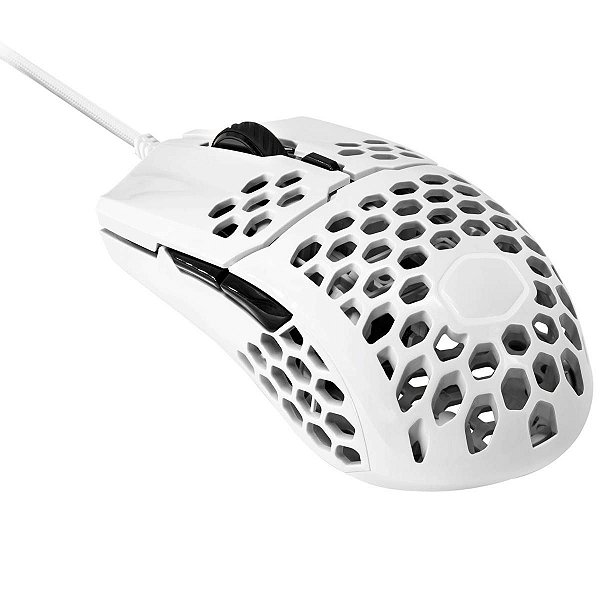 Mouse Gamer Mm710 Branco Brilhante 16000 Dpi - 6 Botões - Mm-710-wwol2