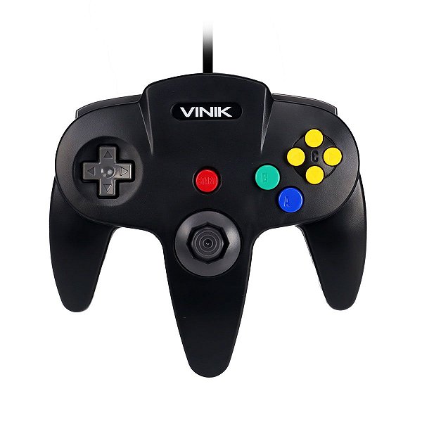 Controle Pc Usb Nintendo 64 - Retrô - Vinik N64