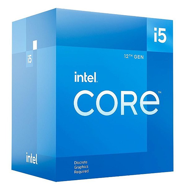 Processador Intel Core I5-12400f 2.5ghz (turbo 4.4ghz) Cache 18mb 6 Nucleos 12 Threads 12ª Ger Lga 1700 Bx8071512400f