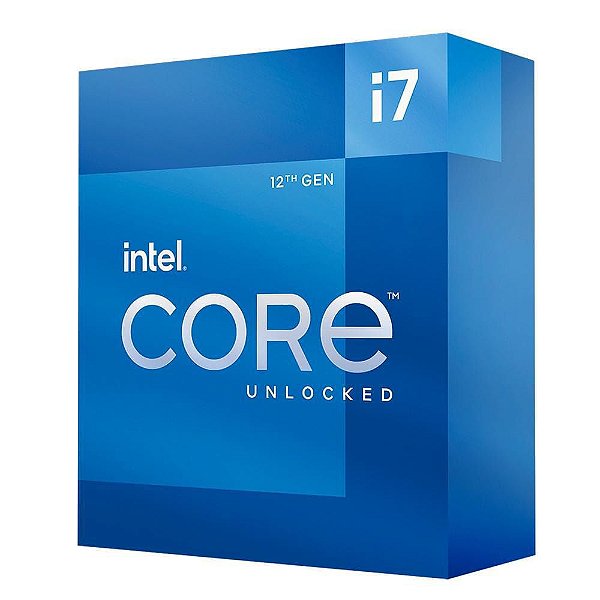 Processador Intel Core I7-12700k 3.6ghz (turbo 5.0ghz) Cache 25mb 12 Nucleos 20 Threads 12ª Ger Lga 1700 Bx8071512700k