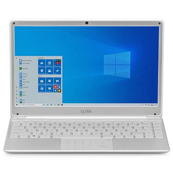 Notebook Ultra Windows 10 Home - Processador Intel Core I3 Mem 4gb Ssd 120gb - Tela 14,1" Hd + Tecla Netflix Prata Ub430