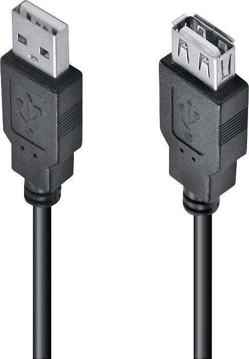 Cabo Usb A Macho X Usb A Fêmea 2.0 - 3m Extensor - Uamaf-3 - PC / 10