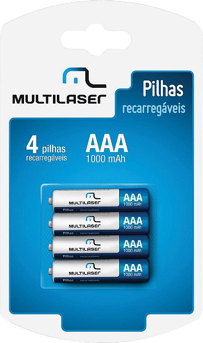 Pilha Recarregavel Aaa 1000mah C/4 Cb050