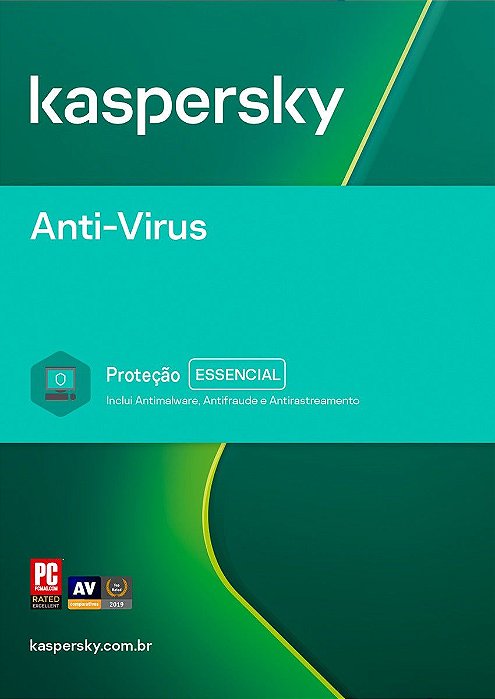 Antivírus Kaspersky 1 Usuário 2 Anos BR ESD KL1171KDADS