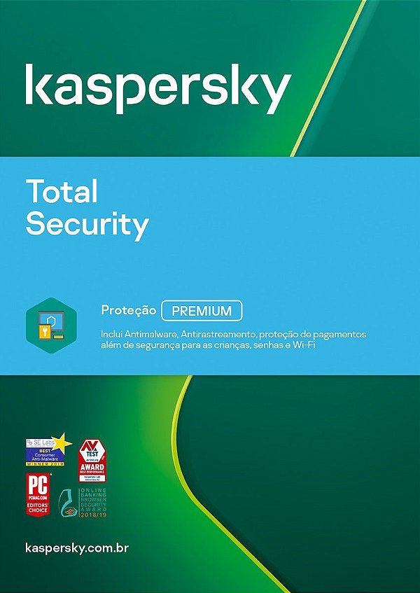 Total Security Kaspersky 1 device 2 year BR ESD KL1949KDADS