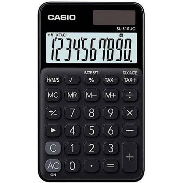 Calculadora De Bolso 10 Digitos Preta Sl-310uc-bk