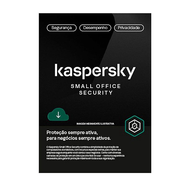 Small Office Security Kaspersky 7 usuários 12 meses ESD - KL4541KDGFS
