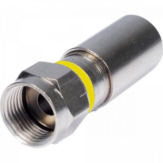 Conector F de Compressão RG6 CFMP0002 STORM - PCT / 100