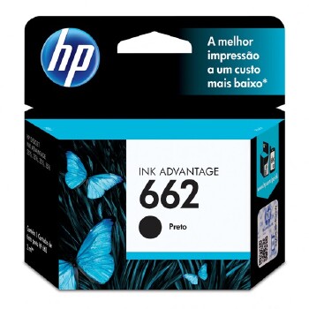 Cartucho De Tinta Hp 662 Preto - Cz103ab [F004]