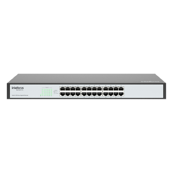 Switch Intelbras Rack 24 Portas Gb Ethernet C/qos - 4760022 [F004]