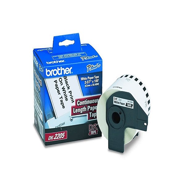 Etiqueta Brother Para Impressora Ql700 / Ql800 / Ql810w - Dk2205