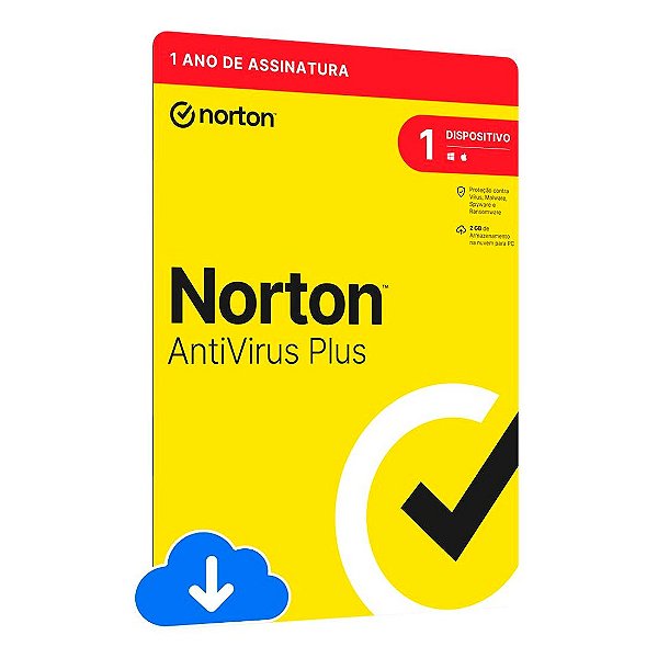 Antivirus Norton Plus 1 Dispositivo 12 meses ESD - 21430742