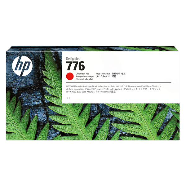 Cartucho de Tinta HP 776 Vermelho Cromático 1L PLUK 1XB10A [F030]