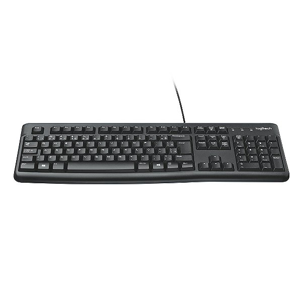 Teclado Logitech K120 Preto USB 920-004423-C [F030]