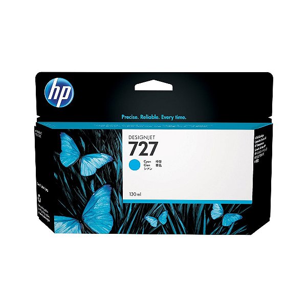 Cartucho de Tinta HP 727 Ciano PLUK 130ml B3P19A [F030]