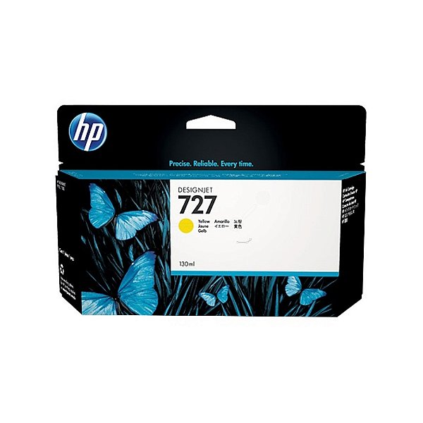 Cartucho de Tinta HP 727 Amarelo PLUK 130ml B3P21A [F030]