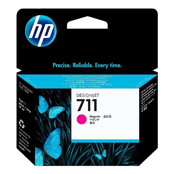 Cartucho de Tinta HP 711 Magenta PLUK 29ml CZ131AB [F030]