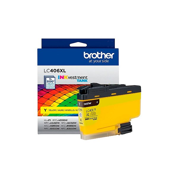 Cartucho de Tinta Brother Amarelo 5K LC406XLYS [F030]