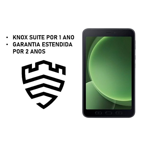 Tablet Samsung Active5 5G 8.0" 128GB SPen + Capa (1 ano Knox Suite + 2 anos de garantia) - SM-X306BZGAL05 [F030]