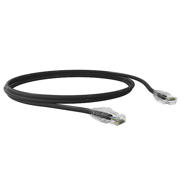 Patch Cord U/utp Cat.5e Cmx T568a/b 0.5 Metro Preto 35104006 [F023]