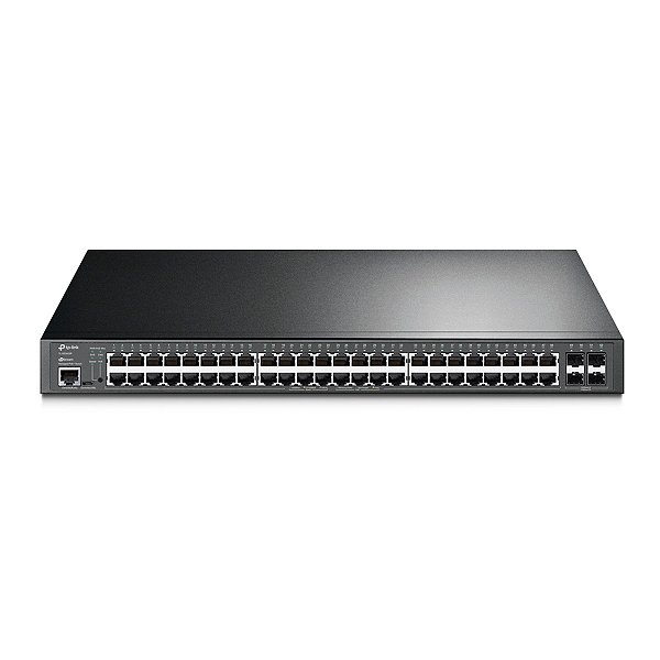 Switch Gerenciavel Jetstream Gigabit L2+ 52 Portas C/ 48 Portas Poe+ Tl-sg3452p Smb [F023]