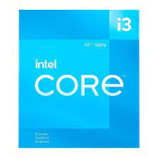 Processador Intel Core I3-12100 3.3ghz (turbo 4.30ghz) Cache 12mb 4 Nucleos 8 Threads 12ª Ger Lga 1700 Bx8071512100 [F01