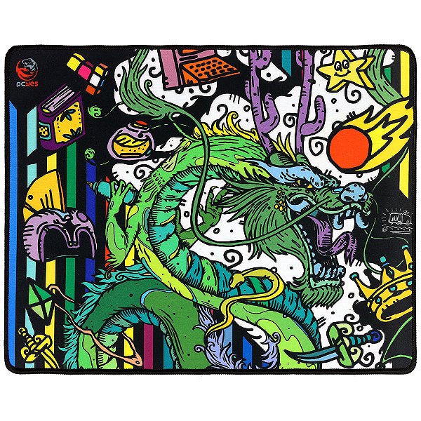 Mouse Pad Gamer Ancient Dragon Medium - 500 X 400mm - Pcyes - Pma50x40 [F018]