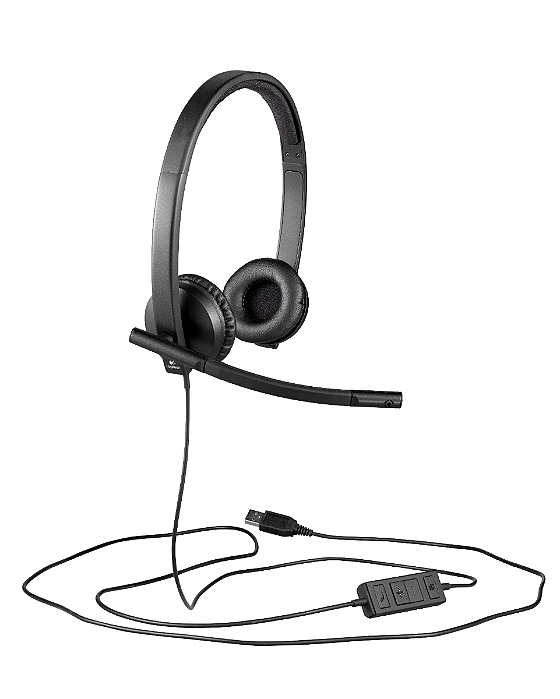 Headset Logitech H570e USB Stereo VC - 981-000574 [F030]