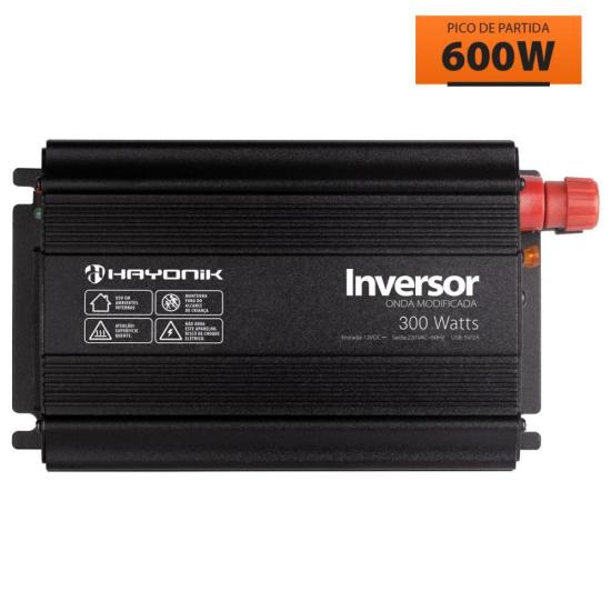 Inversor de Onda Modificada 300W 12VDC/220V PW11-11 Off Grid Hayonik [F002]