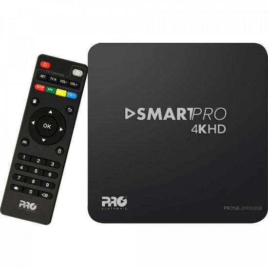 Smart TV Box Android Proeletronic PROSB-2000/2GB 2GB Preto [F002]