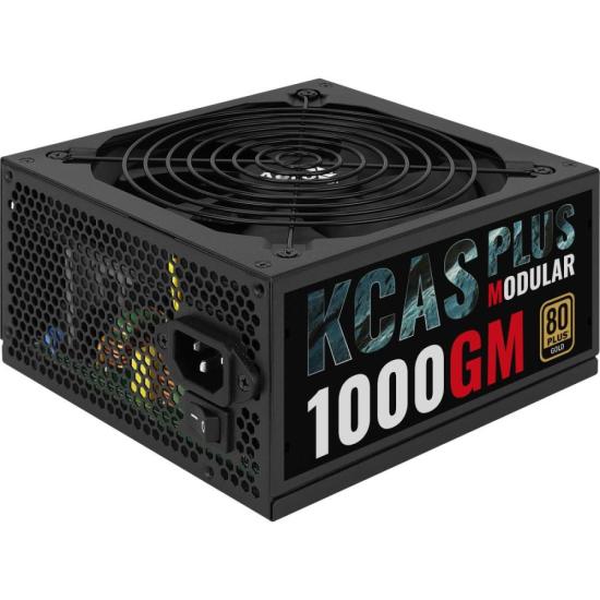 Fonte Gamer ATX Aerocool KCAS 1000GM 80 Plus Gold 1000w FULL RANGE APFC [F002]