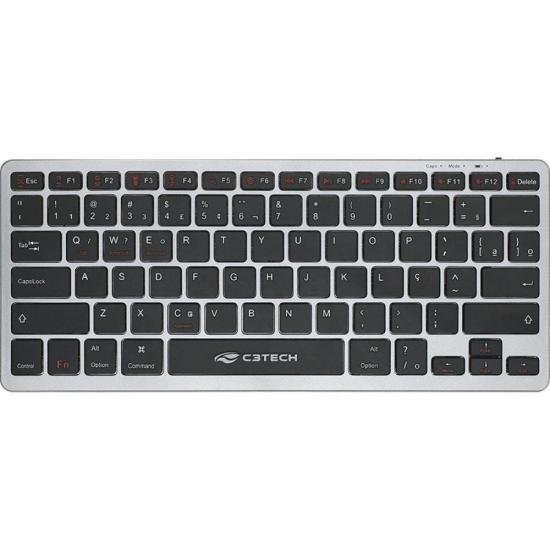 Teclado C3Tech K-BT50BK Bluetooth Recarregável [F002]