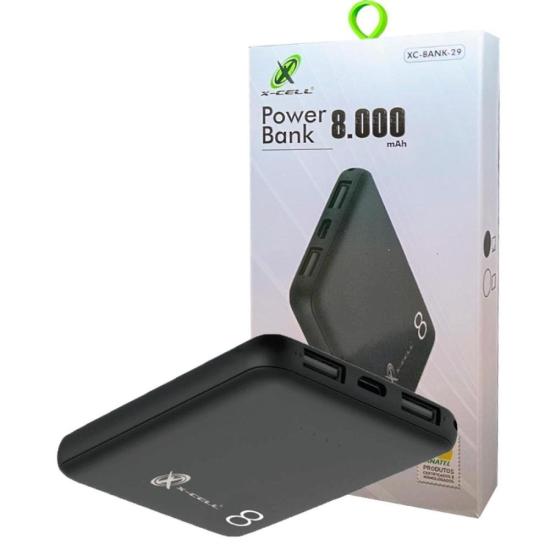 Carregador Power Bank 8000 XC-BANK-29 Flex [F002]